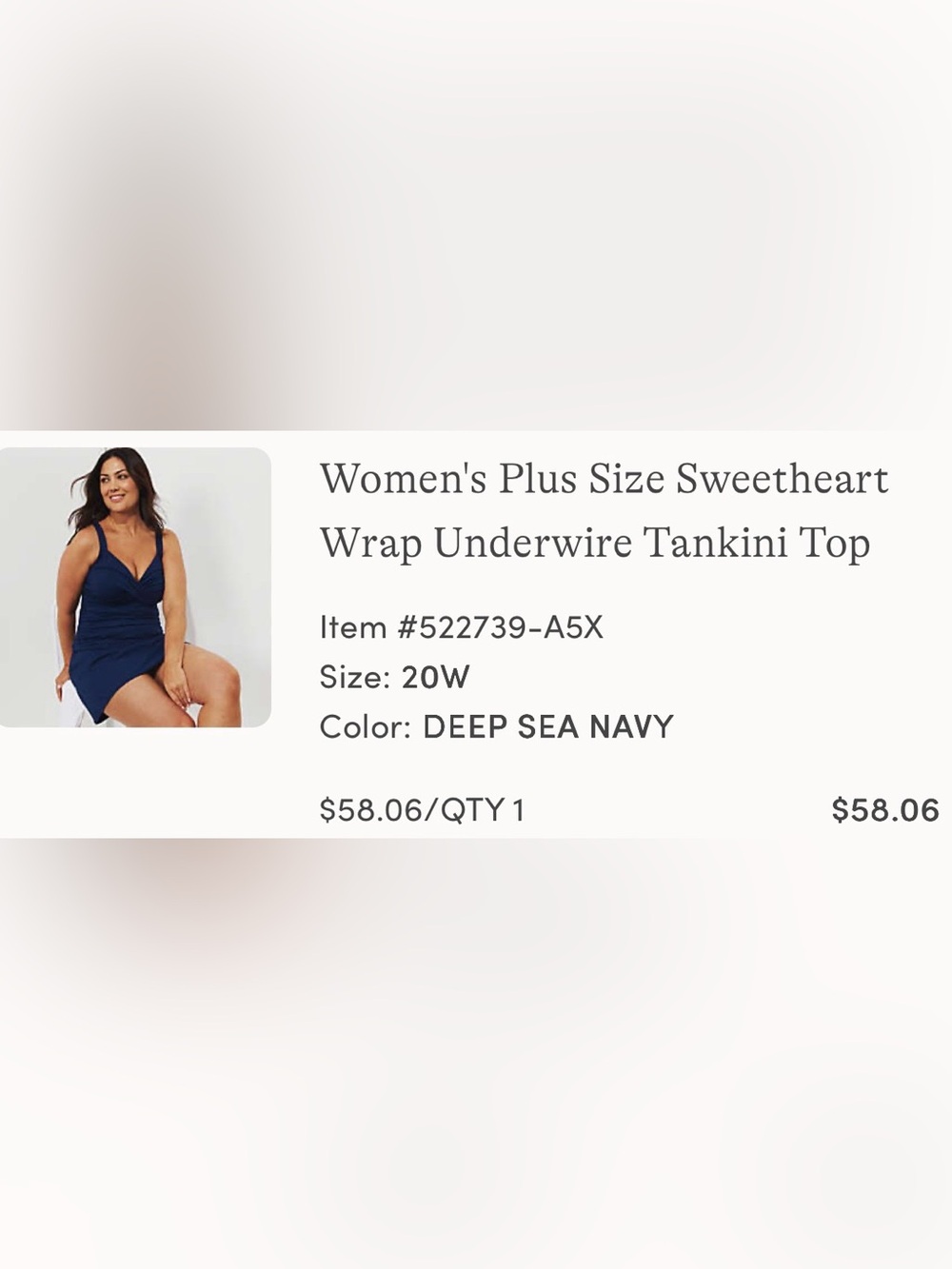 Lands' End Swim Top - Picture 5 of 5